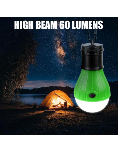 Lámpara de Camping LED EXTRASTAR, 3 Modos, 4 Colores 2