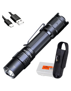 Linterna Táctica Fenix PD35R, 1700 Lúmenes, Recargable USB-C