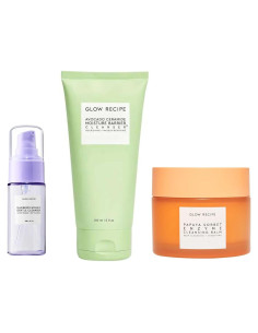 Trío de Limpieza Glow Recipe - 3 Limpiadores para Piel Radiante