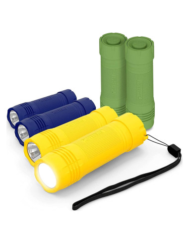 Paquete de 6 Linternas LED Mini Eveready, 85 Lúmenes, Compactas