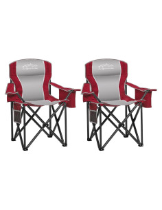 Sillas de Camping Plegables SAILARY 2PCS Alta Resistencia 204kg