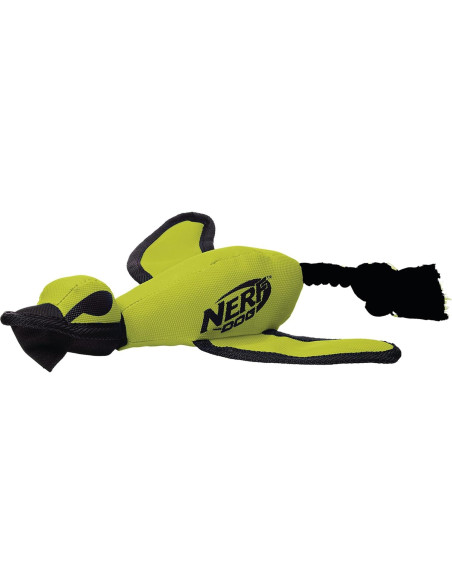 Juguete para Perros Nerf Dog Trackshot Lanzador Pato 41.9cm Verde