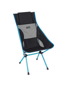 Silla Helinox Sunset Plegable Alta para Camping Negra 1.54 kg