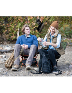 Silla de Camping Plegable MARCHWAY Verde 150Kg Ultraligera 2