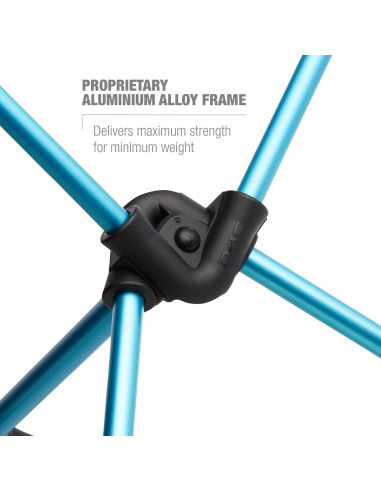 Silla Helinox Sunset Plegable Alta para Camping Negra 1.54 kg