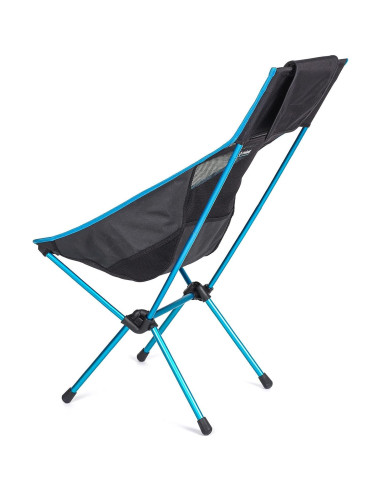 Silla Helinox Sunset Plegable Alta para Camping Negra 1.54 kg