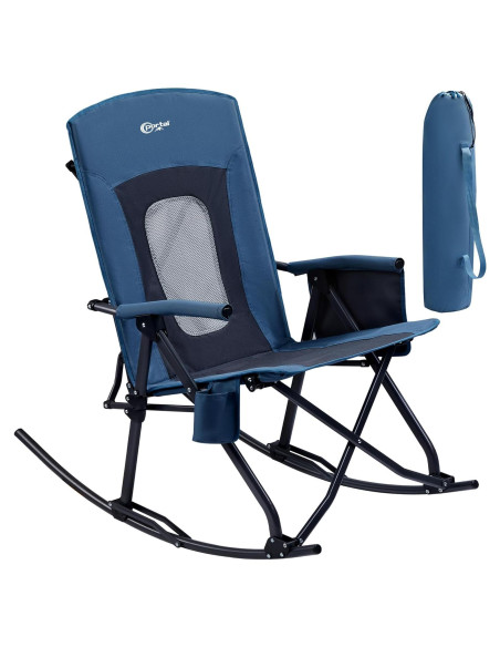 Silla de Camping Plegable Portal Charles con Respaldo Alto