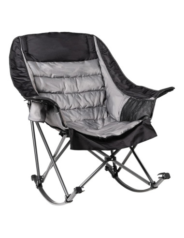 Silla de Camping Mecedora Foristrail Acolchada 181kg Plegable