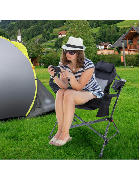 Silla Hamaca Portátil WORKOOT Plegable para Camping y Picnic Silla Hamaca Portátil WORKOOT Plegable para Camping y Picnic