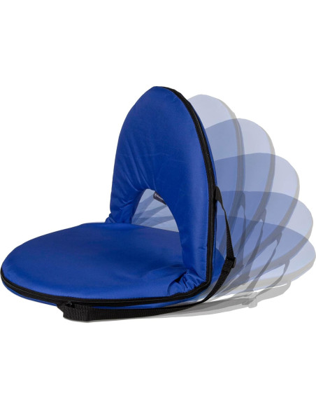 Silla Plegable Stansport Go Anywhere Azul - Respaldo Reclinable