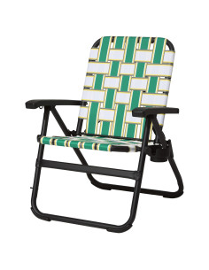 Silla de Jardín Plegable Tommy Bahama Retro Verde 250 lbs