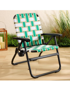 Silla de Jardín Plegable Tommy Bahama Retro Verde 250 lbs 2