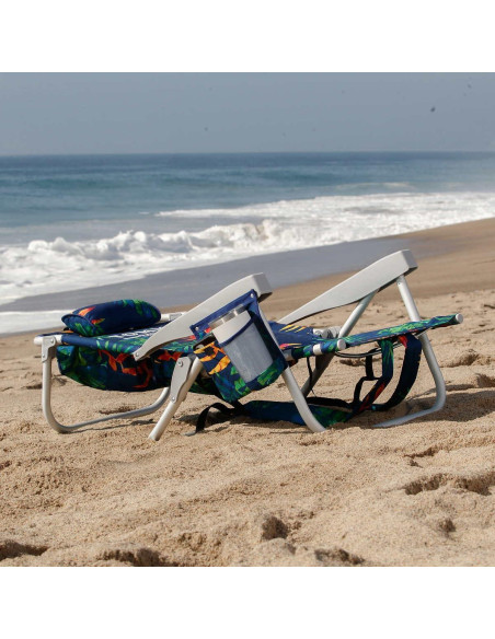 Silla de Playa Tommy Bahama 5 Posiciones Aluminio Verde