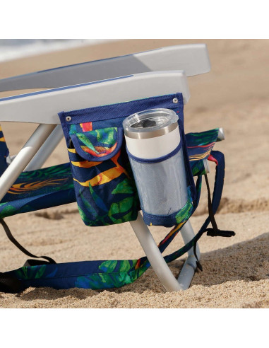 Silla de Playa Tommy Bahama 5 Posiciones Aluminio Verde