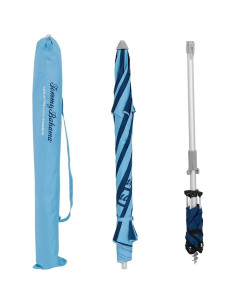 Paraguas de Playa Tommy Bahama 2.13 m Telescópico Azul 2