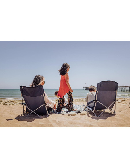 Silla de Playa Plegable Oniva Tranquility con Bolsa - Marino Silla de Playa Plegable Oniva Tranquility con Bolsa - Marino