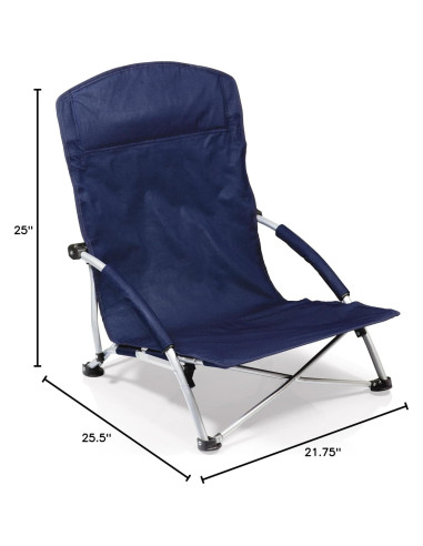 Silla de Playa Plegable Oniva Tranquility con Bolsa - Marino