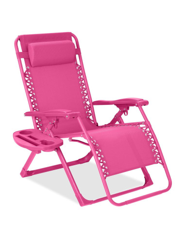 Silla de Patio Plegable Mejor Opción Productos Rosa Brillante