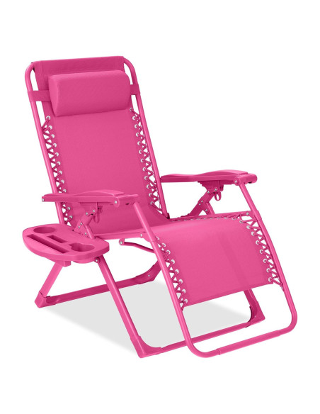 Silla de Patio Plegable Mejor Opción Productos Rosa Brillante