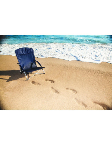 Silla de Playa Plegable Oniva Tranquility con Bolsa - Marino