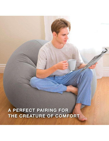 Silla Inflable Intex 68579EP - Vinilo Duradero 107x104x69cm