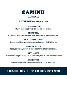 Bolsa YETI Camino 50 Carryall Gris Tormenta 50L Impermeable 2