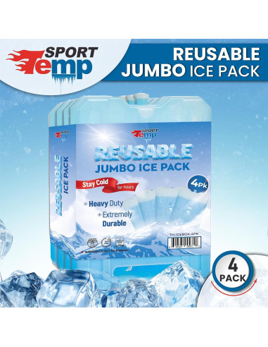 Paquete de Hielo Reutilizable Sport Temp ST-ICEBOX 4 Piezas
