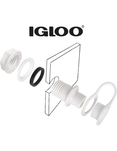 Tapón de Drenaje Igloo Triple Clic para Enfriadores 2.22 cm