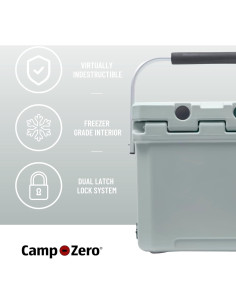 Enfriador Portátil CAMP-ZERO 12L Sage con Portavasos 2