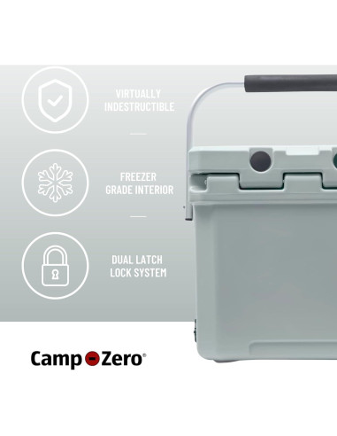Enfriador Portátil CAMP-ZERO 12L Sage con Portavasos