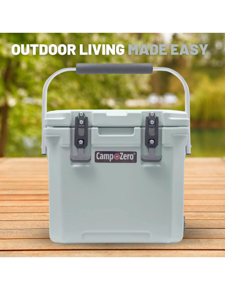 Enfriador Portátil CAMP-ZERO 12L Sage con Portavasos