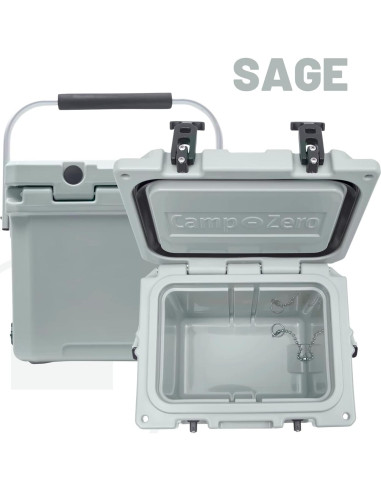 Enfriador Portátil CAMP-ZERO 12L Sage con Portavasos