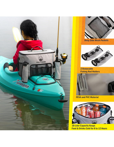 Nevera de Kayak Wakeman 18L Aislada Resistente al Agua