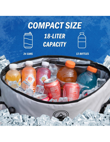 Nevera de Kayak Wakeman 18L Aislada Resistente al Agua