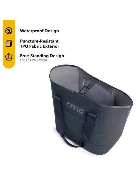 Bolsa Tote Ultra Resistente RTIC Impermeable 47x60x38cm Marino