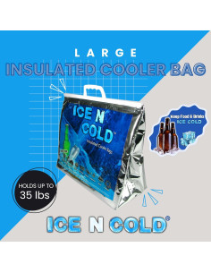 Bolsa Térmica Aislada ICE N COLD Grande 15.88 kg Plegable 2