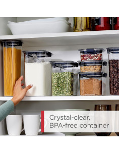 Contenedor de Cereal Rubbermaid Brilliance 0,95L Hermético 2