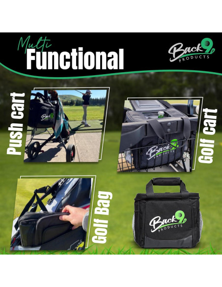 Bolsa de Enfriamiento Aislada BACK9 Products 12 Latas Gris