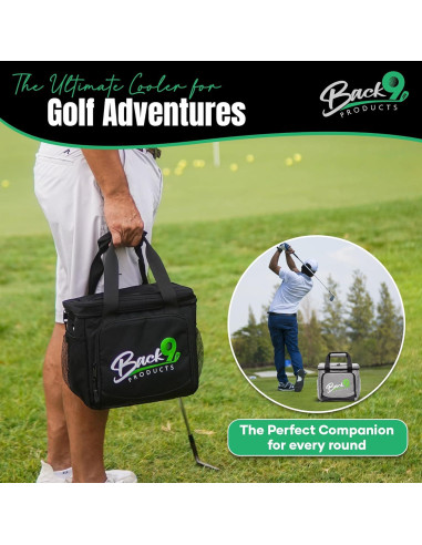 Bolsa de Enfriamiento Aislada BACK9 Products 12 Latas Gris