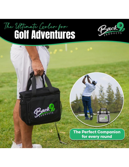 Bolsa de Enfriamiento Aislada BACK9 Products 12 Latas Gris