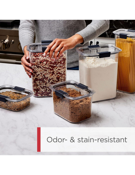Contenedor de Cereal Rubbermaid Brilliance 0,95L Hermético