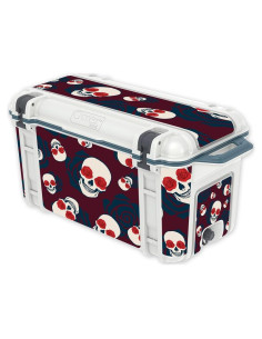 Piel de Vinilo MightySkins para Enfriador OtterBox 65 qt - Calaveras y Rosas