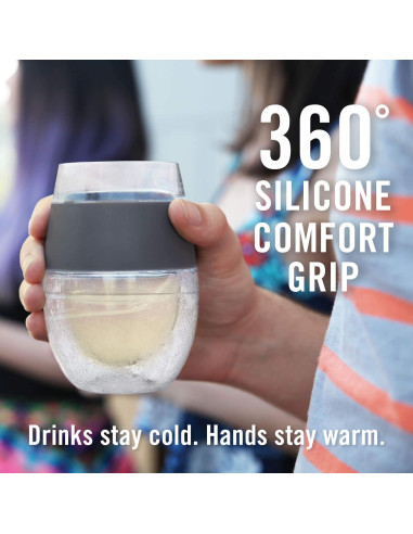 Conjunto de 2 Copas de Vino Aisladas Host Coral 250 ml