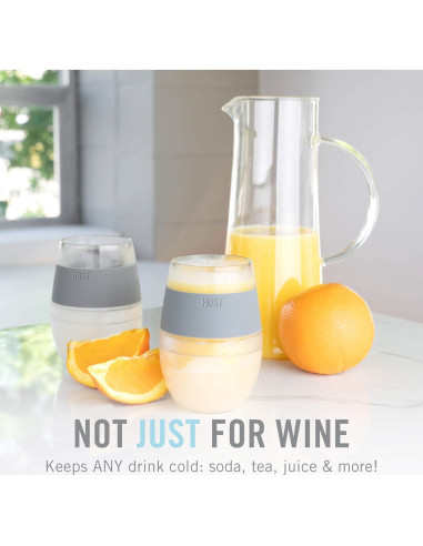 Conjunto de 2 Copas de Vino Aisladas Host Coral 250 ml