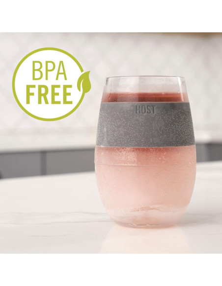 Conjunto de 2 Copas de Vino Aisladas Host Coral 250 ml