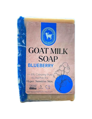 Jabón de Leche de Cabra Arándano Honey Sweetie Acres 141 g
