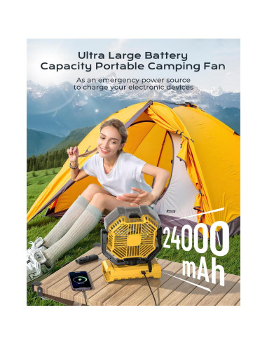 Ventilador Nebulizador Portátil Coolice F038 250ml 12000mAh