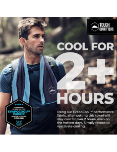 Toalla de Enfriamiento Tough Outdoors - Paquete de 3 - UPF 50+ 2