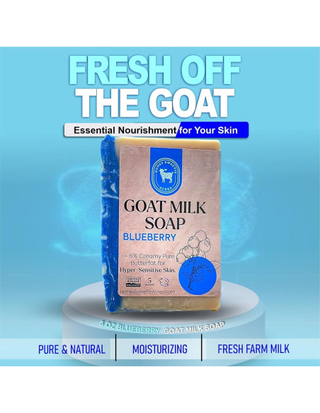 Jabón de Leche de Cabra Arándano Honey Sweetie Acres 141 g