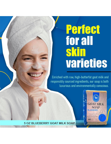 Jabón de Leche de Cabra Arándano Honey Sweetie Acres 141 g